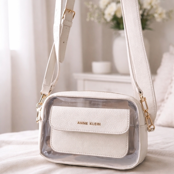 Anne Klein White Crossbody Bag - Picture 3 of 6